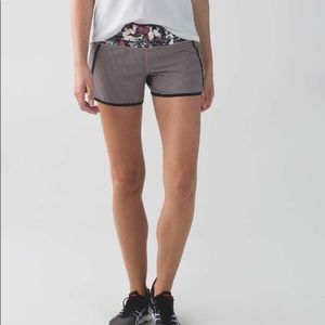 Lululemon Run Times Short - Butterfly